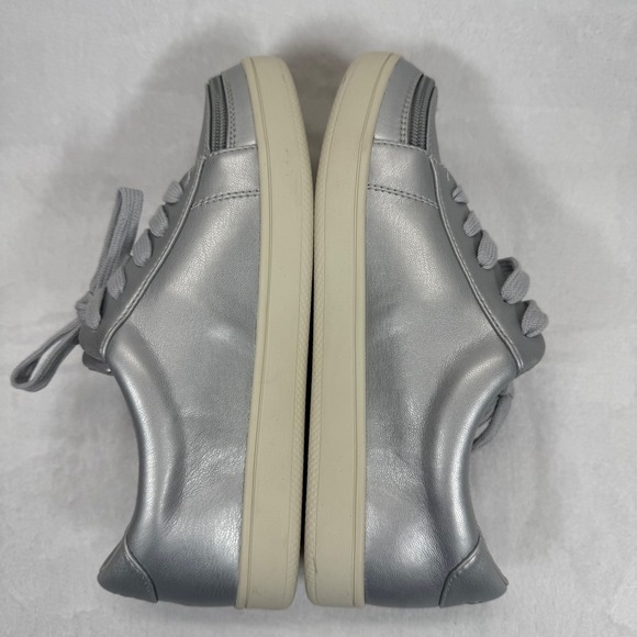 BILLY Footwear Sneaker II Adaptive Zip Metallic Silver Grey Women's 6.5M - Picture 10 of 13